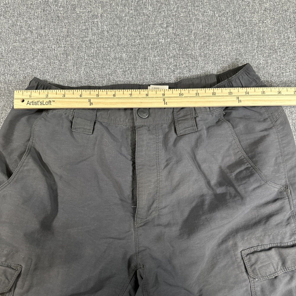 The North Face Cargo Shorts Mens Medium Gray Outdoor Hiking Utility - Picture 4 of 5